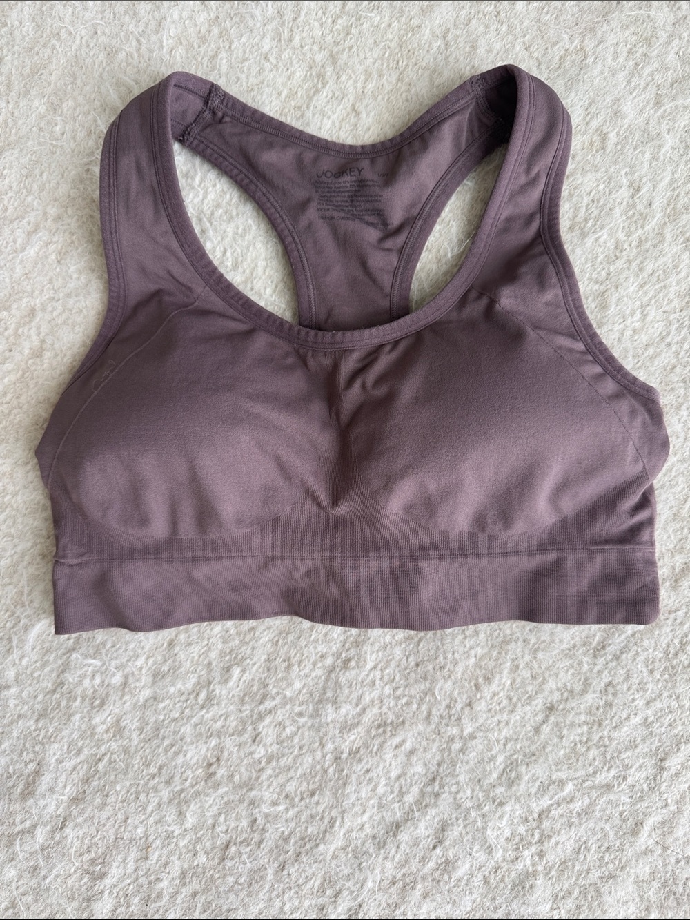 Jockey Seamless Racerback Sports Bra - Mauve